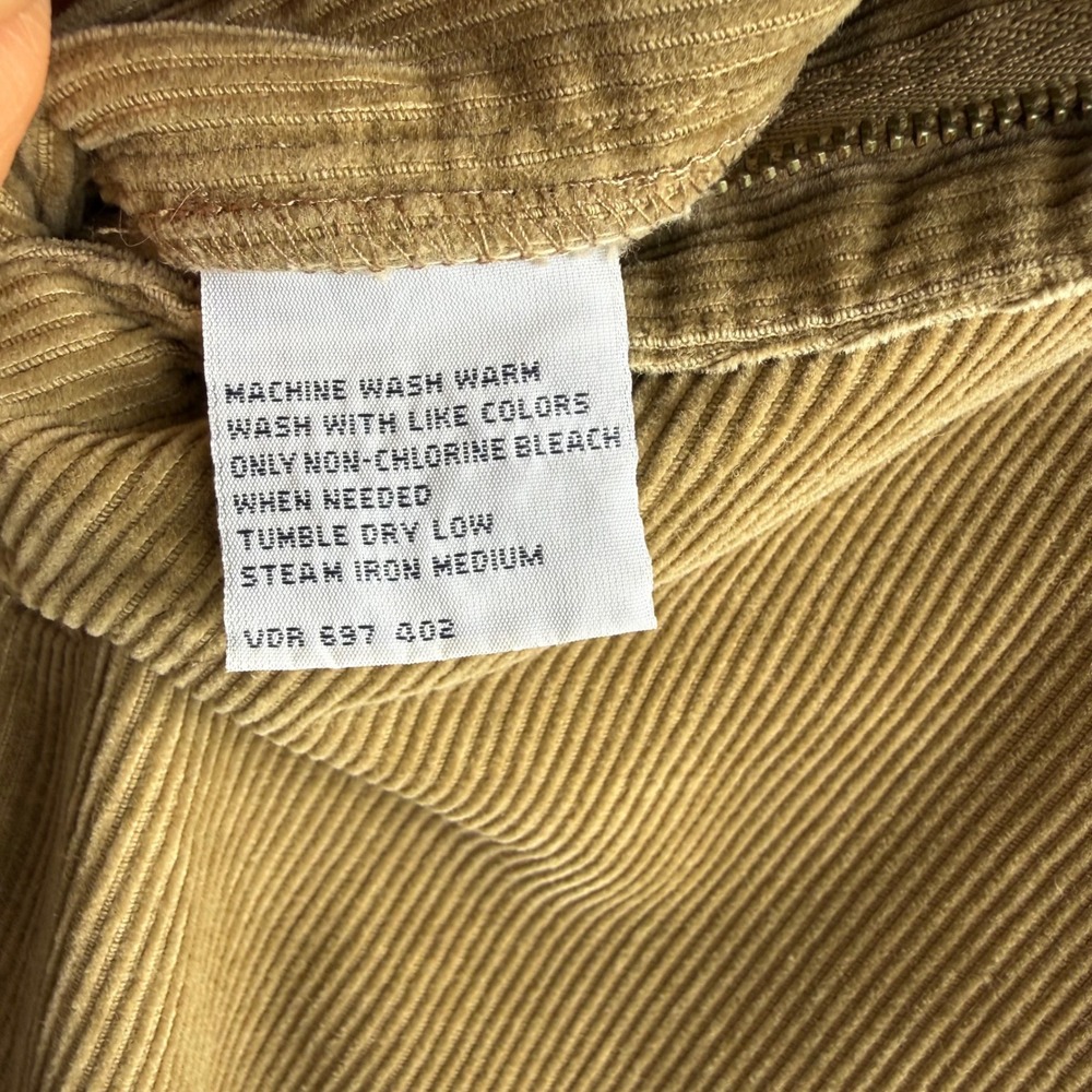 Nautica Jeans Co Corduroy Carpenter Pants Tan Baggy Fit 30x32 Cotton - Picture 8 of 11